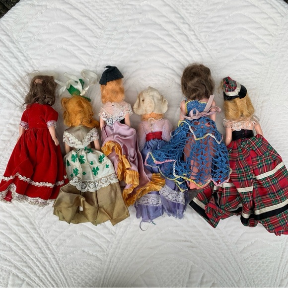 Vintage Art Crafters Mixed Lot Plastic Dolls of World Sleep Eyes MCM 50s 60s - Picture 3 of 9